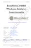 Blackblot PMTK Win/Loss Analysis Questionnaire. <Comment: Replace the Blackblot logo with your company logo.>