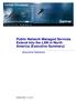 Public Network Managed Services Extend Into the LAN in North America(ExecutiveSummary) Executive Summary