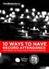10 WAYS TO HAVE RECORD ATTENDANCE (AND IMPACT) AT YOUR CHURCH CHRISTMAS SERVICES
