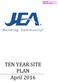 JEA 2016 Ten Year Site Plan Table of Contents. Table of Contents