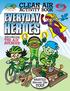 CLEAN AIR ACTIVITY BOOK EVERYDAY HEROES. Introducing THE AIR AVENGER. WANTED: Heroes like YOU!