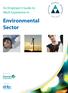 An Employer s Guide to Work Experience in. Environmental Sector. Supported by. Endorsed by
