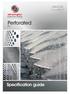 Cl/SfB L519 + L529. Xh4. eltherington architectural solutions Innovation I Performance I Facades. Perforated. Specification guide