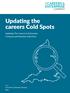 Updating the careers Cold Spots. Updating The Careers & Enterprise Company prioritisation indicators