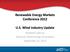 Renewable Energy Markets Conference 2012 U.S. Wind Industry Update