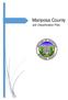 Mariposa County. Job Classification Plan