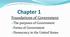 Chapter 1 Foundations of Government. The purposes of Government Forms of Government Democracy in the United States