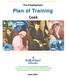 Pre-Employment. Plan of Training. Cook