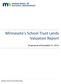 Progress as of December 31, Minnesota s School Trust Lands Valuation Report
