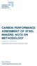 CARBON PERFORMANCE ASSESSMENT OF STEEL MAKERS: NOTE ON METHODOLOGY