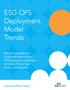 ESG OFS Deployment Model Trends