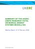 SUMMARY OF THE UKERC- USEPA RESEARCH HOTEL ON MARKAL ENERGY SYSTEMS MODELLING