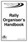 Rally Organiser s Handbook