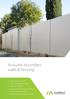 Acoustic boundary walls & fencing