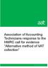Association of Accounting Technicians response to the HMRC call for evidence Alternative method of VAT collection