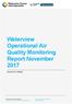 Waterview Operational Air Quality Monitoring Report November 2017