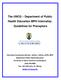 The UNCG Department of Public Health Education MPH Internship: Guidelines for Preceptors