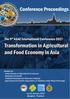 The 9th ASAE International Conference: Transformation in agricultural and food economy in Asia January 2017 Bangkok, Thailand. 1.