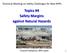 Topics #4 Safety Margins against Natural Hazards