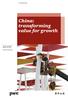 China: transforming value for growth