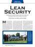 Lean Security. Most security practitioners. Market Focus: Corporate Security