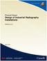 Physical Design Design of Industrial Radiography Installations