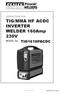 TIG/MMA HF ACDC INVERTER WELDER 160Amp 230V
