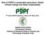 Role of PGPR in sustainable agriculture: Global climate Change and Water sustainability