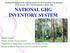 NATIONAL GHG INVENTORY SYSTEM