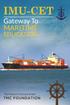 IMU-CET Gateway To Maritime Education