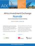 AIX. Nairobi Power & Renewables Executive Briefing. Africa Investment Exchange. africa-investment-exchange.com