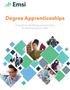 Degree Apprenticeships. A guide to identifying opportunities for developing your offer