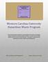 Western Carolina University Hazardous Waste Program