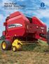 New Holland Roll-Belt Round Balers BR730A BR740A BR750A BR770A BR780A
