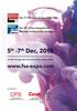 5 th -7 th Dec, The 7 th Filtration & Separation Asia. The 10 th China International Filtration & Separation Exhibition