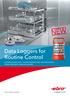 Data Loggers for Routine Control. CSSD Hygiene Control