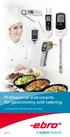 Professional instruments for gastronomy and catering