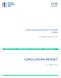 CONCLUSIONS REPORT. Technical Assistance (Water for Health) Zambia. Complaint SG/G/2017/02