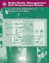 Solid Waste Management And Greenhouse Gases. A Life-Cycle Assessment of Emissions and Sinks
