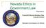 Nevada Ethics in Government Law