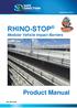 RHINO-STOP Modular Vehicle Impact Barriers