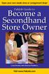 Become a Secondhand Store Owner