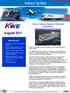 Industry Update. Ocean Carriers Improve Schedule. Reliability. Inside This Issue. 1. Ocean Carriers Improve Schedule. Reliability