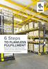 6 Steps. TO FLAWLESS FULFILLMENT Best practices for integrating mobile, wireless and data capture technologies into warehouse management