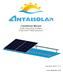 Installation Manual Solar Mounting System (Flat Roof Tilted Solution)