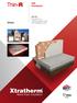 PIR Insulation XT/TL. Insulation for Drylining Walls Fixed with Adhesive Dabs. Walls 04/ /0183