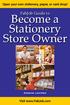 Become a Stationery Store Owner