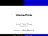 Shadow Prices. Joseph Tao-yi Wang 2013/9/13. (Lecture 2, Micro Theory I)