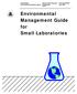 Environmental Management Guide for Small Laboratories