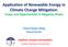 Application of Renewable Energy in Climate Change Mitigation: Scope and Opportunities in Megacity Dhaka